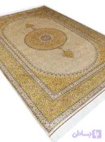 فرش ابریشم طرح معصومی 1700 شانه تراکم 5100 کد Q152
