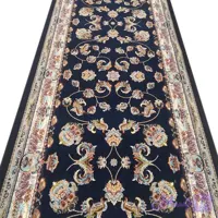 فرش کناره روژین سرمه ای 700 شانه تراکم 2550 کد 1078