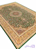 فرش ابریشم طرح جیران 1700 شانه تراکم 5100 کد Q122