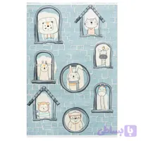 فرش کودک خانه حیوانات کد 25KK0140