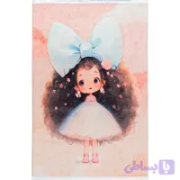 فرش کودک دختر پاپیون آبی کد 25KK0230