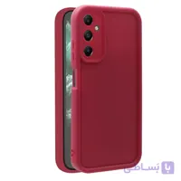 کاور پک سه عددی مدل Puffer مناسب برای گوشی سامسونگ Galaxy A05s – رنگ مشکی-زرشکی-قهوه ای
