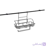 جا ادویه و جا دستمال رولی آویز مشکی – آریو