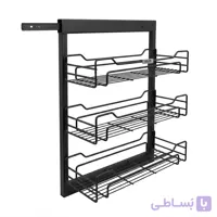 مینی سوپر پهلو مشکی با قابلیت نصب به درب – آرنا