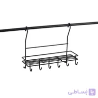 جا ادویه و جا کفگیر آویز مشکی – آنیسا