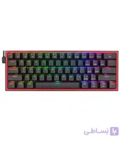 کیبورد گیمینگ ردراگون FIZZ K617 Black RGB (گارانتی 18 ماهه تعویض تخت جمشید)