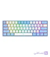 کیبورد گیمینگ ردراگون FIZZ K617 White Gray RGB