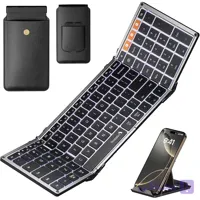 کیبورد تاشو بی‌سیم ProtoArc XK01 Plus | فول‌سایز 105 کلید، بک‌لایت و Bluetooth 5.1