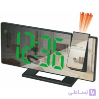 ساعت زنگ‌دار دیجیتال آینه‌ای و پروژکتوری 411-9 | مدل 3618