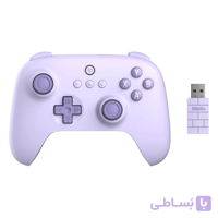 دسته بازی بی‌سیم 8BitDo Ultimate C 2.4G برای PC، Android و Steam Deck | بنفش