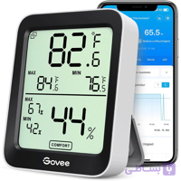 دماسنج و رطوبت سنج Govee H5075 | بلوتوث و نمایشگر LCD و هشدار هوشمند