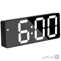 ساعت دیجیتال آینه‌ای GH0712L | LED، دماسنج و آلارم
