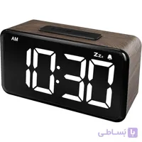 ساعت زنگ دار دیجیتال NOKLEAD 5252 | نمایشگر LED بزرگ و طرح چوب