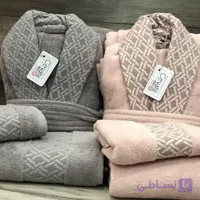 سرویس حوله عروس و داماد جواهیر 10 تیکه