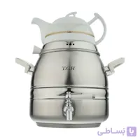 ست کتری و قوری تابناک طرح قیطاسی مدل 5050