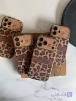 قاب دیور طرح پلنگی طلایی گوشی آیفون 13 پرومکس