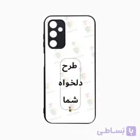 قاب طرح دلخواه گوشی سامسونگ A14 محافظ لنزدار پشت گلس