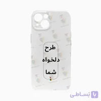 قاب طرح دلخواه گوشی اپل iPhone 16 تمام ژله محافظ لنزدار براق