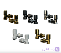 شیر رفت و برگشت رادیاتور گرمایشی فلت لوکس