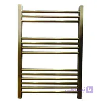 حوله خشک کن استیل فلت 9 لول 50*80 ایران رویال طلایی مات