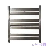 حوله خشک کن استیل فلت 7 لول 50*60 ایران رویال کروم مات