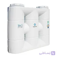 مخزن پلی اتیلن 1400 لیتری کتابی چهار لایه پلاستونیک
