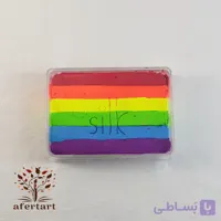 رنگ گریم رنگین کمانی نوع2 (طیف پررنگ) سیلک