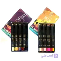 مداد رنگی طیف پوست 12 رنگ Dark و Light ام کیو (ست 2 عددی)