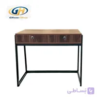 میز اداری پایه فلزی قصرچوب مدل کلاسیک