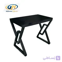 میز اداری پایه فلزی قصرچوب مدل مینیمال