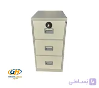 فایل فلزی رمزدار سه کشو