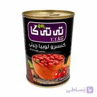 کنسرو لوبیا چیتی با قارچ تی تی کا (T.T.Ka) 380 گرمی