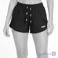 شلوارک ورزشی زنانه یل مدل CN-Yal-26069 مشکی