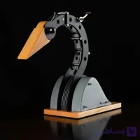 چراغ رومیزی دست ساز قوی سیاه – آباژور مدرن و مهندسی صنعتیجدیدBlack Swan Desklamp