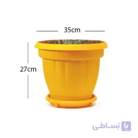 گلدان پلاستیکی گل آذین مدل آزالیا کد 535