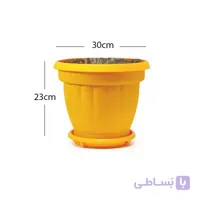 گلدان پلاستیکی گل آذین مدل آزالیا کد 530