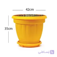 گلدان پلاستیکی گل آذین مدل آزالیا کد 540