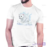 تیشرت با عکس خرس قطبی کد 225