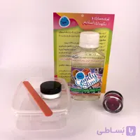 پک ساخت اسلایم شفاف اکلیلی ۱۲۰ میل – طرح اقتصادی