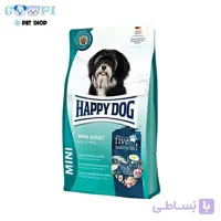 غذای خشک سگ بالغ نژاد کوچک هپی داگ Happy Dog Mini Adult Fit & Vital وزن 1 کیلویی باز