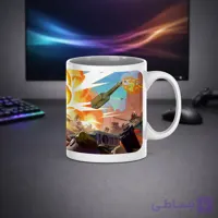 ماگ سرامیکی گیمینگ طرح پابجی (PUBG Battle Royale Explosion)