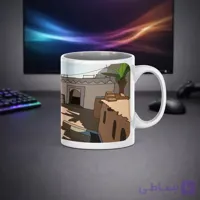ماگ سرامیکی طرح مپ کانتراسترایک (Counter‑Strike Map Mug)