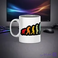ماگ سرامیکی گیمینگ طرح تکامل گیمر Evolution of Gamer