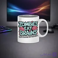 ماگ سرامیکی طرح Zombies Eat Brains (Don’t Worry You Are Safe)