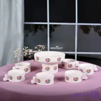 هفت سین سرامیکی لعابدار گل گلی کد 102546