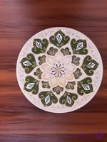 بشقاب دیوارکوب سفالی طرح سنتی کد 102583