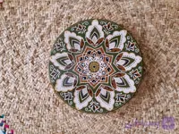 بشقاب دیوارکوب سفالی طرح سنتی کد 102579