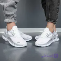 کتونی بروکس گوست سفید طوسی