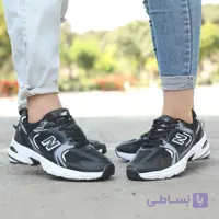 کتونی اسپرت نیوبالانس 530 مشکی سفید کد12