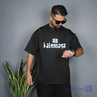تیشرت اسپرت بالنسیاگا tt نوشته سفید TOLID